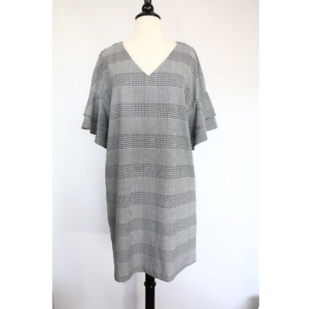 Black Houndstooth Dress
